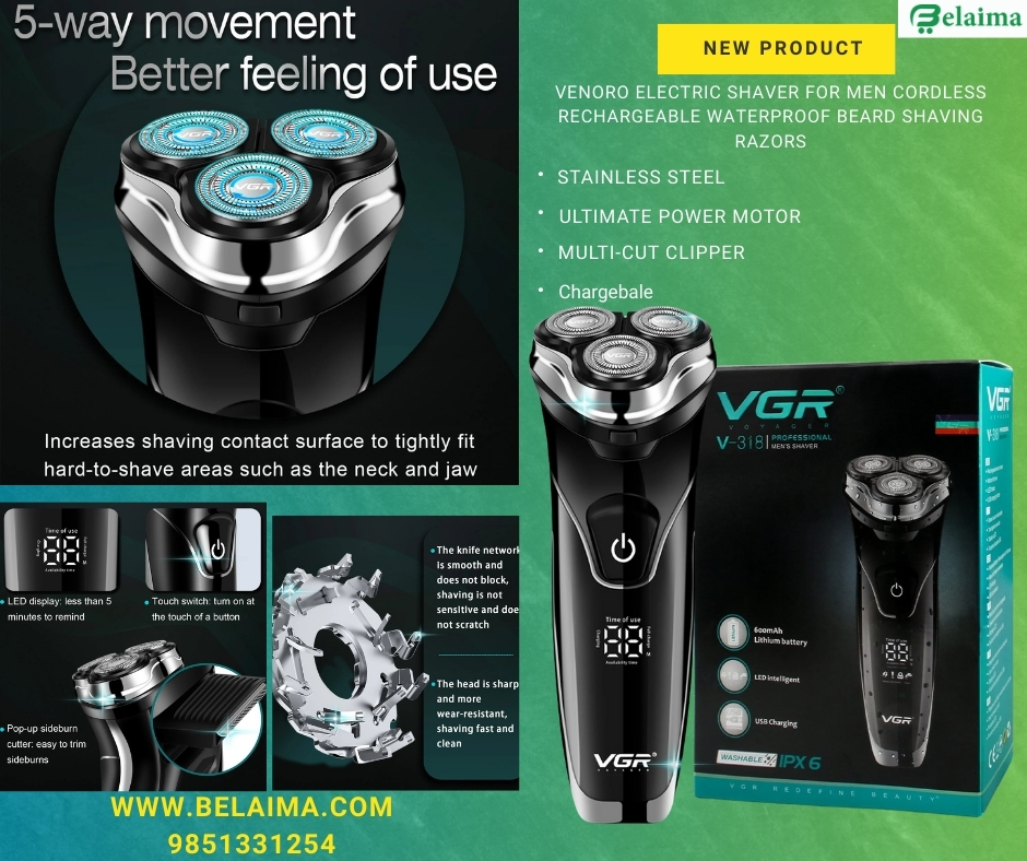 Venoro VGR V-318 SmoothGlide Shaver